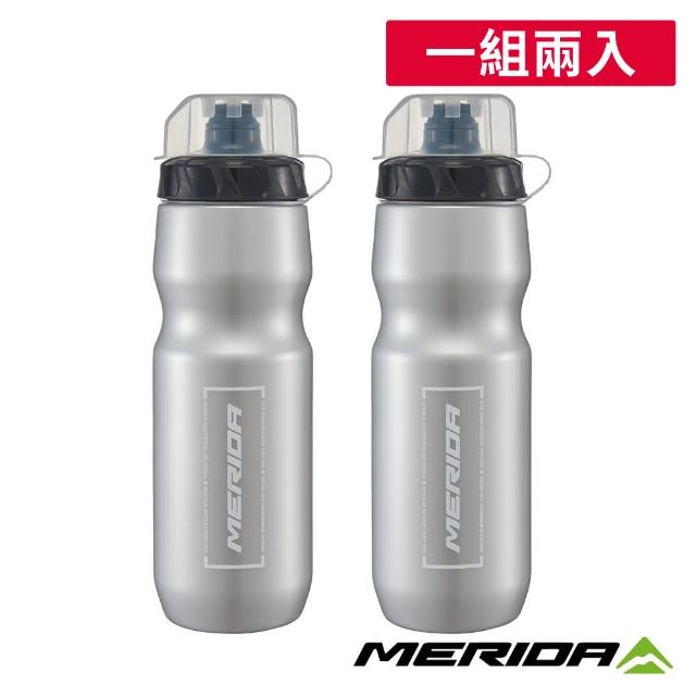 【MERIDA 美利達】美利達 自行車水壺 760CC 一組兩入不混色(附防塵蓋/補水/水瓶/運動/單車/路跑)