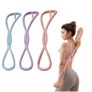 【Michael Fitness 麥克健身】八字拉力繩 彈力帶 拉力繩 8字拉力繩(雙股防斷設計 回彈拉繩加強)