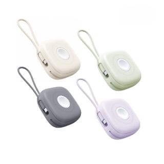 【aircolor】10000mAh 雲朵系磁吸無線快充行動電源(雙向快充 自帶雙線 apple watch適用)