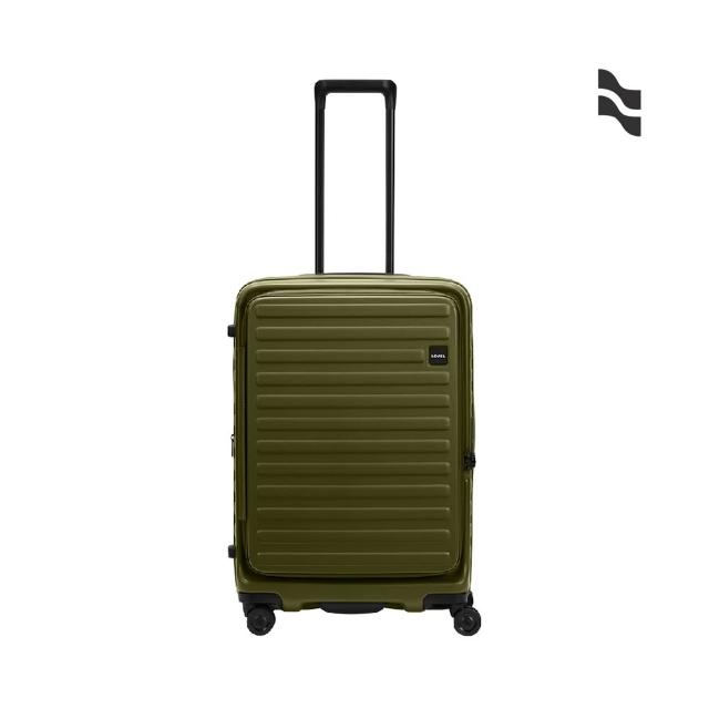 【LOJEL】假日照常配送 CUBO 21吋 前開式擴充拉鍊拉桿箱(行李箱 旅行箱 登機箱)