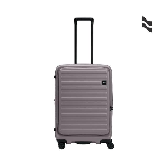 【LOJEL】假日照常配送 CUBO 26吋 前開式擴充拉鍊拉桿箱(行李箱 旅行箱)
