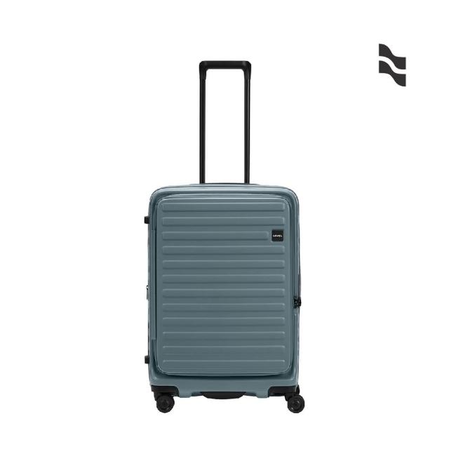 【LOJEL】假日照常配送 CUBO 30吋 前開式擴充拉鍊拉桿箱(行李箱 旅行箱)