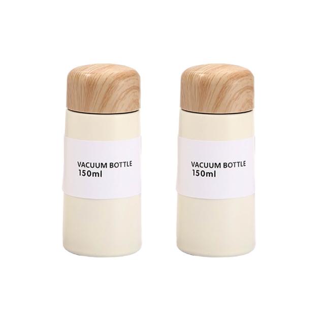 150ml 極致輕巧隨行保溫杯-2入組(保溫杯 保溫瓶 不鏽鋼保溫杯 隨行杯 水壺)