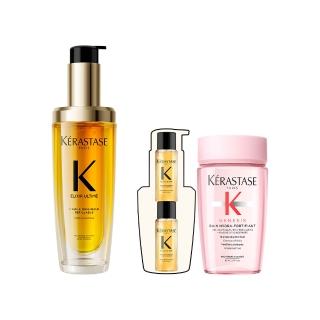 【KERASTASE 巴黎卡詩】金緻柔馭山茶花鎏光露75ml(升級版奢光小金油/護髮油/髮油)