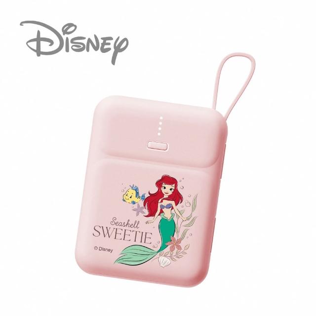 【Disney 迪士尼】雙線Q寶行動電源 10000mAh (米奇/小美人魚/史迪奇/三眼怪/維尼/大眼仔/PDN-005B)