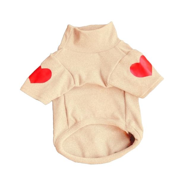 【hipidog 嬉皮狗】怦然心動打底衫(秋冬款寵物服飾 貓狗衣服 面料柔軟 舒適親膚)