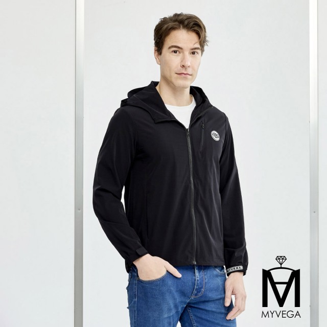 【MYVEGA 麥雪爾】MA涼感連帽充氣頸枕呼呼衣外套-男女款任選(日系/防曬外套/罩衫/連帽外套)