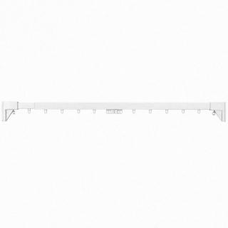 【NITORI 宜得利家居】免鑽孔伸縮窗簾軌 TR1 WH 110-150(免鑽孔 伸縮窗簾軌 窗簾軌 窗簾)