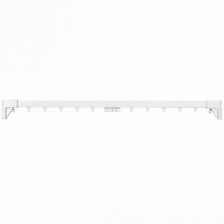 【NITORI 宜得利家居】◆免鑽孔伸縮窗簾軌 TR1 WH 150-190(免鑽孔 伸縮窗簾軌 窗簾軌 窗簾)