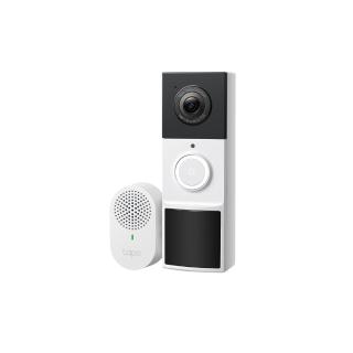 【TP-Link】Tapo D210 2K 300萬畫素 AI智慧無線視訊門鈴(全彩夜視/160°超廣角全身入鏡/支援512GB)