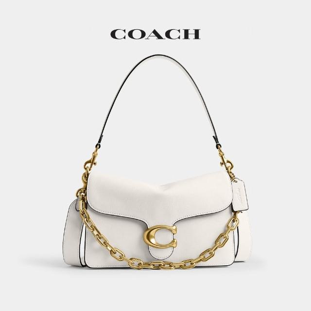 【COACH】蔻馳官方直營 CHAIN TABBY 單肩手袋 肩背包-多款任選(CY919)