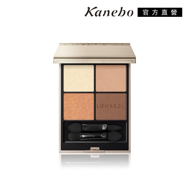 【Kanebo 佳麗寶】LUNASOL 晶巧霓光眼彩盒+光透水唇膏仙女組(多色任選)