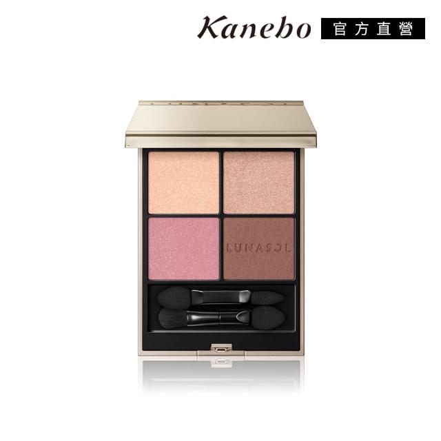 【Kanebo 佳麗寶】LUNASOL 晶巧霓光眼彩盒+光透水唇膏仙女組(多色任選)