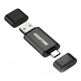 【Gigastone 立達國際】64GB USB-A Type-C雙介面隨身碟 UAC-4400GY (iPhone15以上適用/Android/筆電)
