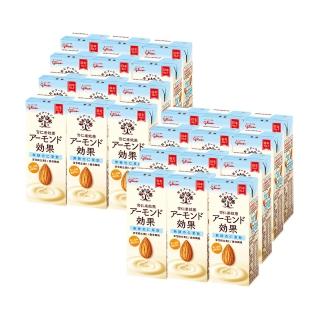【Glico 格力高】官方直營 杏仁果效果-無糖/原味 杏仁果飲(196mlX24入)