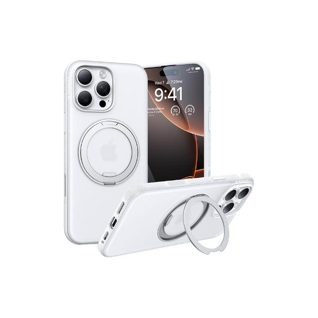 【TORRAS 圖拉斯】Ostand R Fitness MagSafe iPhone 16/17系列支架防摔手機殼(防摔再進化 相機按鍵全包覆)