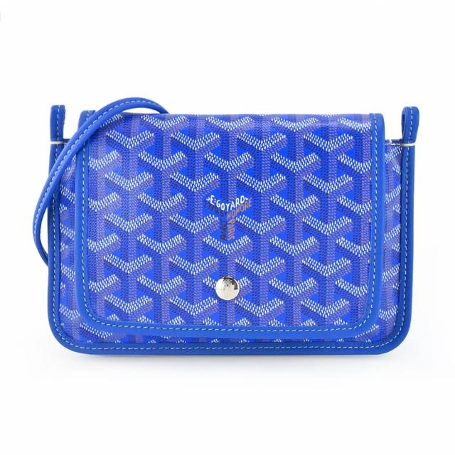 【GOYARD 高雅德】PLUMET 經典LOGO翻蓋扁斜背包(多色選)
