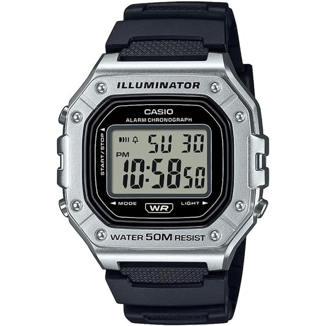 【CASIO 卡西歐】G-SHOCK 運動風格多功能電子錶-23款可選  情人節 送禮(W-219H/W-218H/W-217H系列)