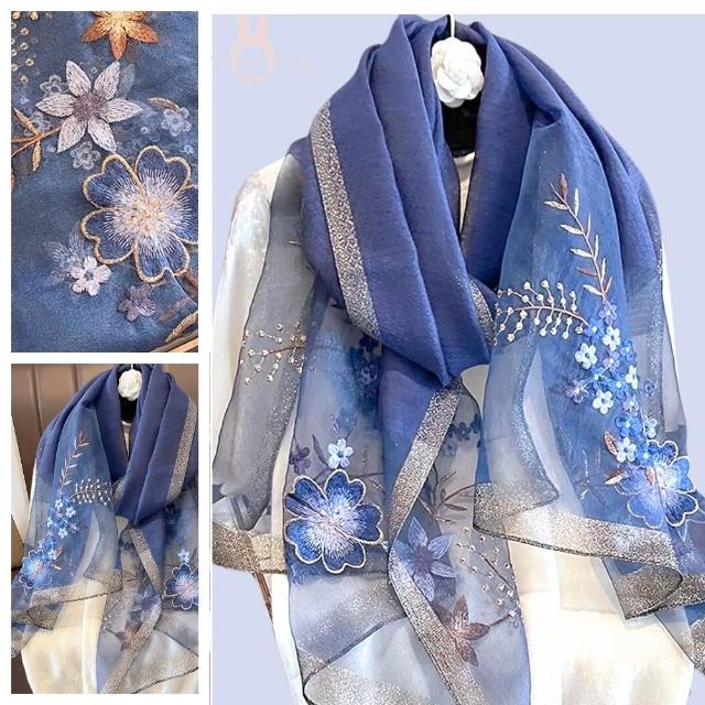 【WOONUE】頂級蠶絲羊毛混紡披肩保暖圍巾絲巾防曬披肩禮服披肩冷氣閨蜜生日禮物母親節禮物女友老婆禮物