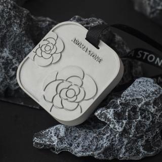 【The Nature of things 自然之事】矽藻土擴香石吊飾-山茶花車用擴香石(吸濕防潮/去異味/辦公室開運)