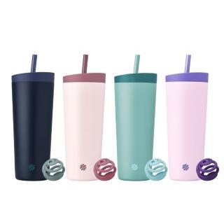 13716981 OL 【Blender Bottle】Tumbler 二合一雙飲口不鏽鋼吸管杯24oz 710ml(冰霸杯/環保杯/隨行杯/保溫杯)