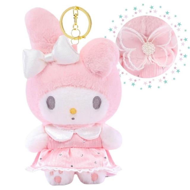 【SANRIO 三麗鷗】美樂蒂吊飾美樂蒂娃娃玩偶包包吊飾鑰匙圈閨蜜女友禮物孫女生日禮物聖誕交換禮物