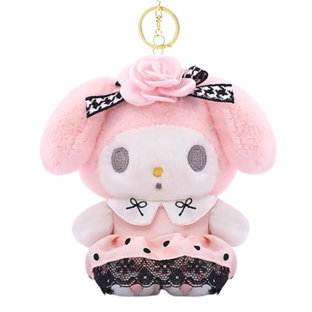【SANRIO 三麗鷗】美樂蒂吊飾美樂蒂娃娃玩偶包包吊飾鑰匙圈閨蜜女友禮物孫女生日禮物聖誕交換禮物