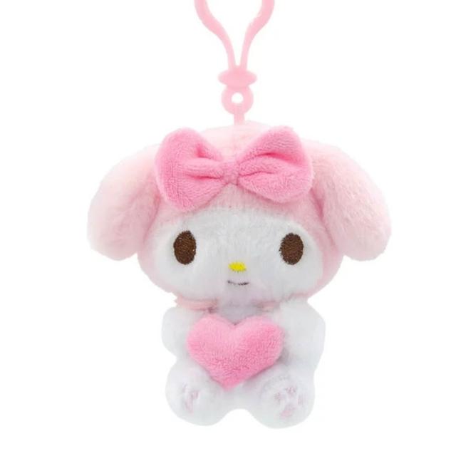 【SANRIO 三麗鷗】美樂蒂吊飾美樂蒂娃娃玩偶包包吊飾鑰匙圈閨蜜女友禮物孫女生日禮物聖誕交換禮物