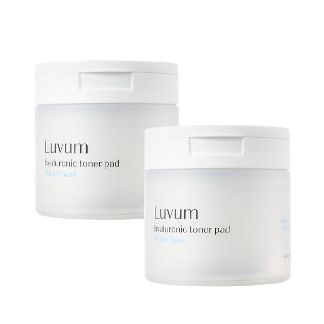 【Luvum】韓國 金縷梅透明質酸爽膚棉片60片二入組控油 收斂 保濕 棉片 官方直營(棉片)