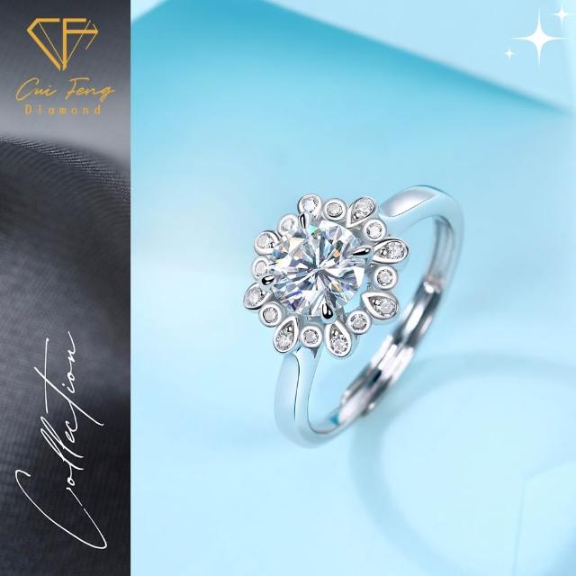 【CF Diamond】MOMO獨家12星座｜七夕情人節 (莫桑鑽 獅子座 處女座 項鍊 戒指 手鍊 耳環 生日 禮物 鑽石)