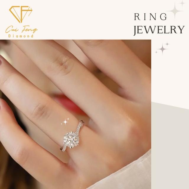 【CF Diamond】MOMO獨家12星座｜七夕情人節 (莫桑鑽 獅子座 處女座 項鍊 戒指 手鍊 耳環 生日 禮物 鑽石)