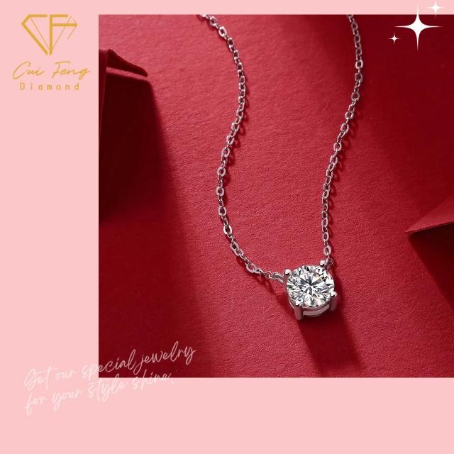 【CF Diamond】MOMO獨家12星座｜七夕情人節 (莫桑鑽 獅子座 處女座 項鍊 戒指 手鍊 耳環 生日 禮物 鑽石)
