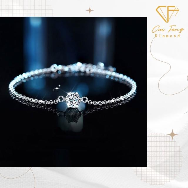 【CF Diamond】MOMO獨家12星座｜七夕情人節 (莫桑鑽 獅子座 處女座 項鍊 戒指 手鍊 耳環 生日 禮物 鑽石)
