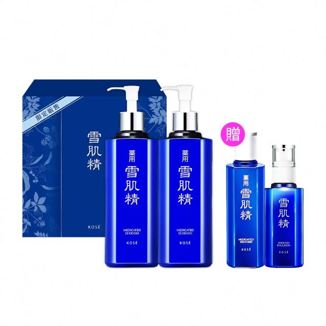 【KOSE 高絲】雪肌精限量豪華禮盒(雪肌精500mlx2 贈 明星雙正貨)