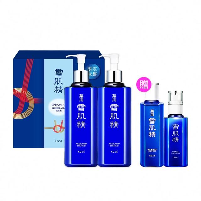 【KOSE 高絲】雪肌精限量豪華禮盒(雪肌精500mlx2 贈 明星雙正貨)