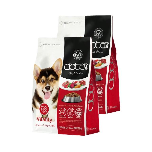 【doter 寵愛物語】健康犬糧1.5kgx2包(全齡犬/狗飼料/犬飼料)