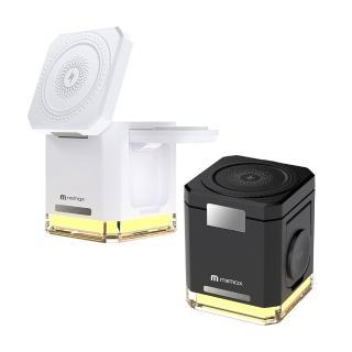 【mimax 米覓】Y030 3合1智慧無線充電器(iPhone/Airpods/Apple Watch 桌上型 充電盤 Magsafe)