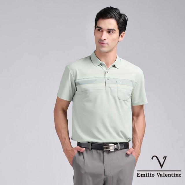【Emilio Valentino 范倫鐵諾】男款polo衫 短袖 商務休閒 口袋 男士上衣 吸排涼感/舒適棉 polo衫 男(多款)