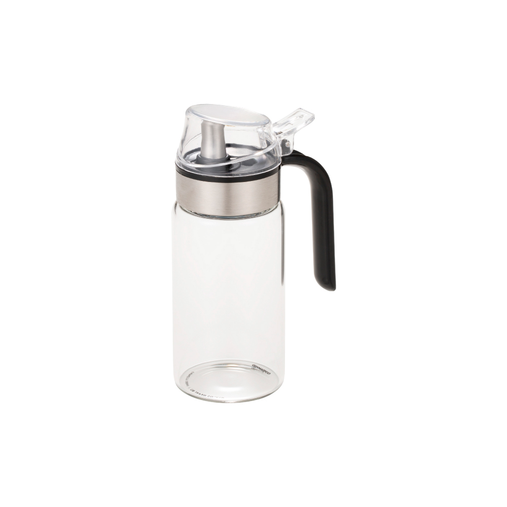 【CB JAPAN】一鍵按壓耐熱玻璃油罐300ml(油壺 油瓶 油醋 調味瓶 分裝瓶)