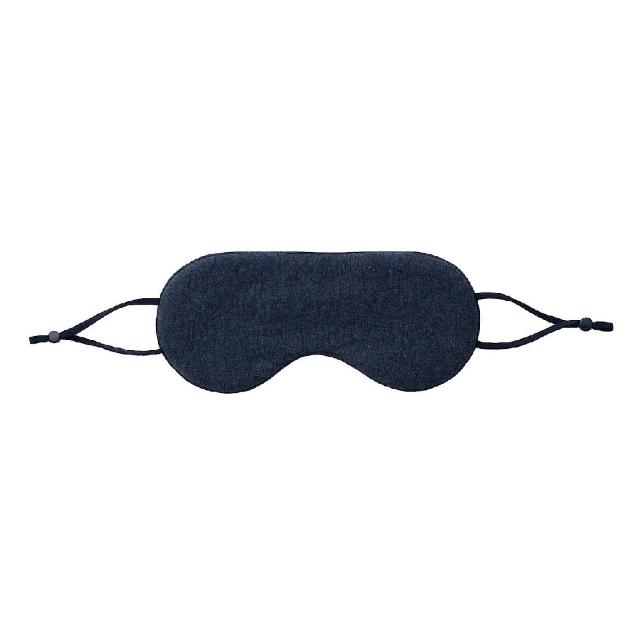 【MUJI 無印良品】攜帶用涼感眼罩 約9.5x23cm(共2色)