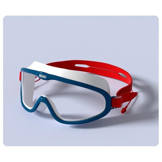 【ANTIAN】高清防霧大框兒童泳鏡 防水舒適泳鏡 兒童游泳訓練護目鏡