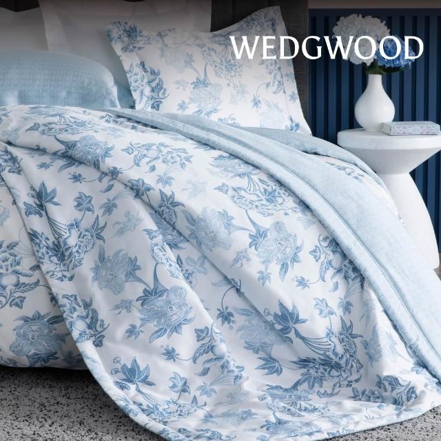 【WEDGWOOD】涼被四件合購組｜雙人涼被+特大床包枕套三件 (印花｜天絲純棉任選)