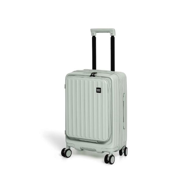 【Honeymoon】20吋前開式多功能旅行箱(前開式/登機箱/拉鍊旅行箱)