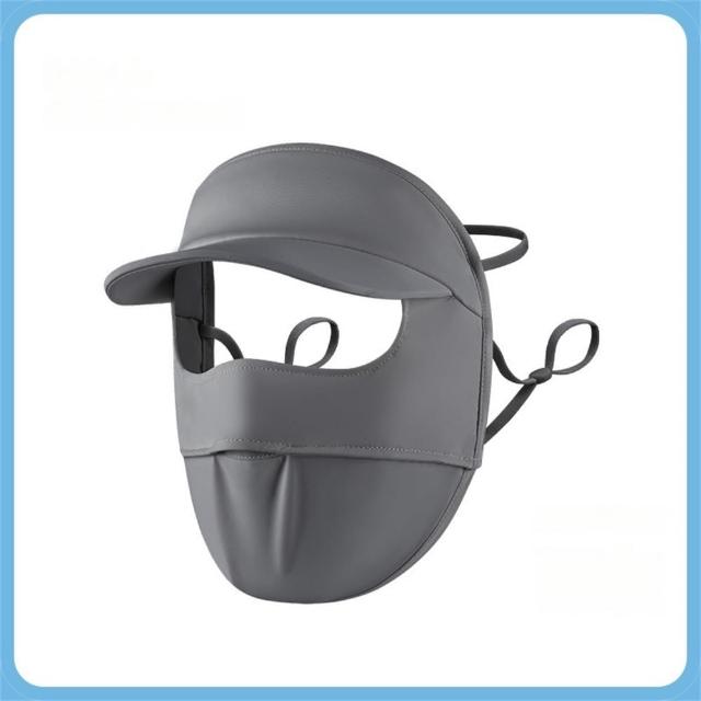 【MoonDy】帽子 臉罩 防曬面罩 騎車面罩 臉部防曬 防紫外線 透氣舒適 防曬頭巾 凉感 護頸 