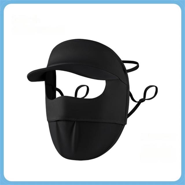 【MoonDy】帽子 臉罩 防曬面罩 騎車面罩 臉部防曬 防紫外線 透氣舒適 防曬頭巾 凉感 護頸 