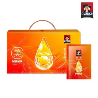 【QUAKER 桂格】美力滴雞精禮盒52ml×8包×1盒(90天營養巔峰健壯雞/日本專利蠶絲蛋白/天然膠原蛋白)