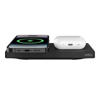 【BELKIN】Belkin MagSafe 2 合 1 無線充電板15W-無旅充(WIZ019)