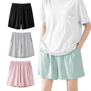 【QIDINA】莫代爾親膚涼爽彈性舒適休閒短褲-Z(睡褲 休閒褲 五分褲 莫代爾涼感 棉褲 運動褲子女)