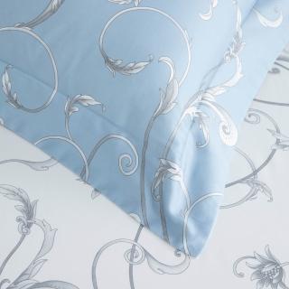 【WEDGWOOD】天絲純棉印花床包枕套 雙人三件組/單人任選｜60支300織