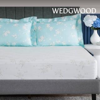 【WEDGWOOD】經典印花床包枕套三件組(特大｜天絲/純棉任選)